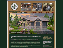 Tablet Screenshot of harmonybuildersinc.com